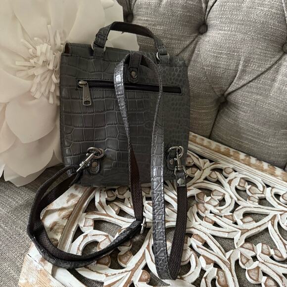 Patricia Nash Gray Backpack Purse Bag main image 9
